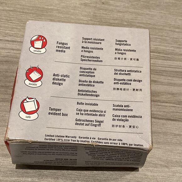 Imation 12881 3.5in. Floppy Disk 1.44MB IBM Diskettes - Picture 4 of 6